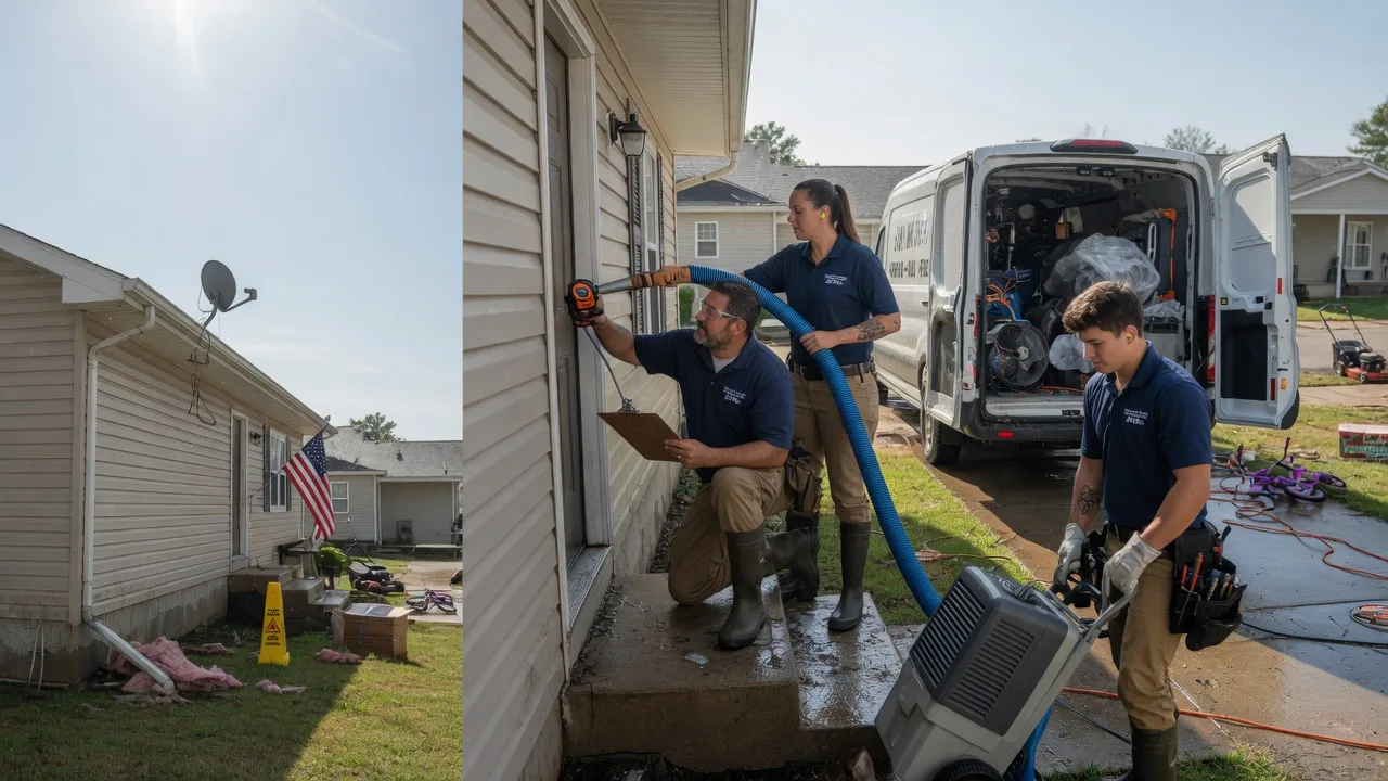 Ceiling Water Damage Restoration in Fredericktown, MO near me